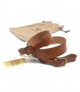 Bretella cuoio Quebracho Radar porta fucile