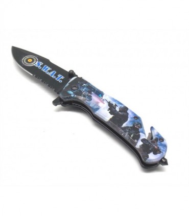 Coltello SWAT Albainox da soccorso manico in alluminio