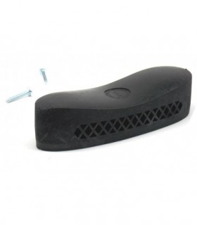 Calciolo curvo ventilato in gomma per fucile 28 mm interasse 80