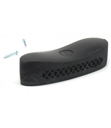 Calciolo curvo ventilato in gomma per fucile 28 mm interasse 80