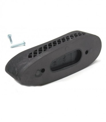 Calciolo curvo ventilato in gomma per fucile 28 mm interasse 80