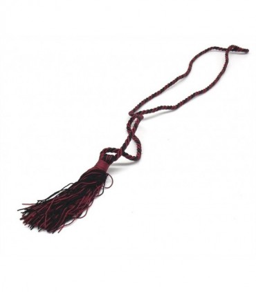 Cordoncino per calendario amaranto e nero