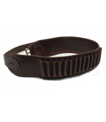 Cartuccera Delfiero cuoio per carabina calibro 30 06 e similari