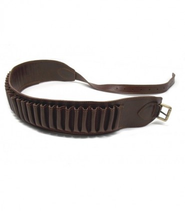 Cartuccera Delfiero cuoio per carabina calibro 30 06 e similari