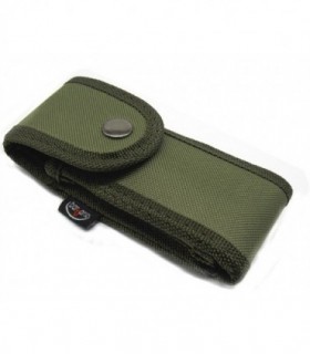Fodero in tela verde per coltello imbottito Barbaric da 13 cm