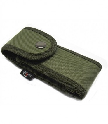 Fodero in tela verde per coltello imbottito Barbaric da 13 cm