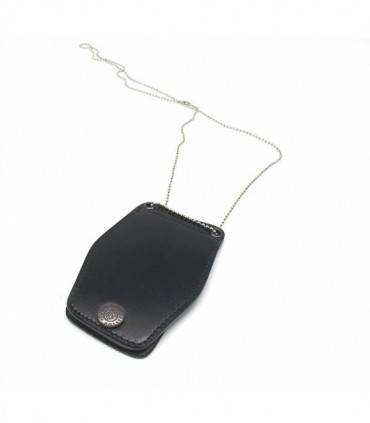 Porta placca neutra con catenella