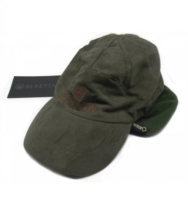 Berretto Beretta Forest reversibile invernale velluto verde e Gore-tex