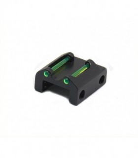 Tacca di mira fibra verde per bindella fucile da 6 a 8 mm