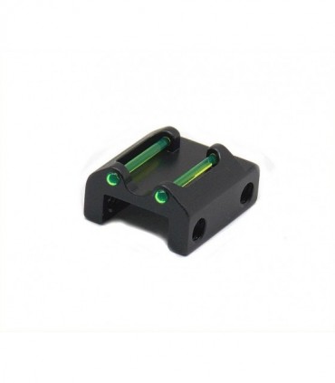 Tacca di mira fibra verde per bindella fucile da 6 a 8 mm