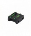 Tacca di mira fibra verde per bindella fucile da 6 a 8 mm