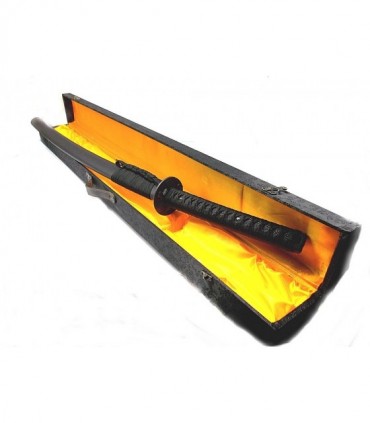 Katana nera ornamentale con valigetta