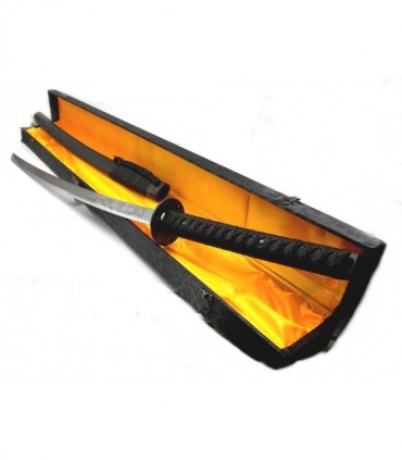 Katana nera ornamentale con valigetta
