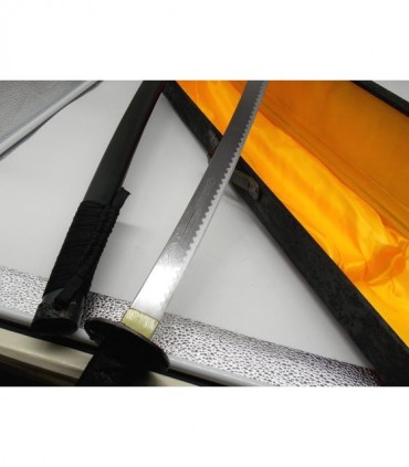 Katana nera ornamentale con valigetta