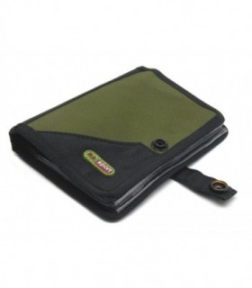 Portalicenza Ra Sport in tessuto verde e nero