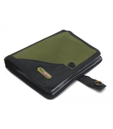 Portalicenza Ra Sport in tessuto verde e nero