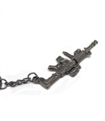 Portachiavi miniatura arma fucile M4 con Red-dot 09422