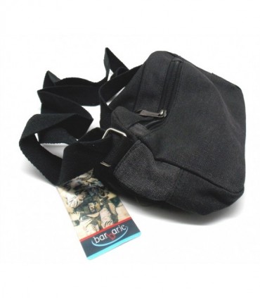 Marsupio Barbaric con tracolla in tessuto canvas grigio scuro