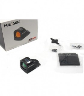 Mirino olografico Holosun a pannelli solari punto rosso 2 MOA DOT