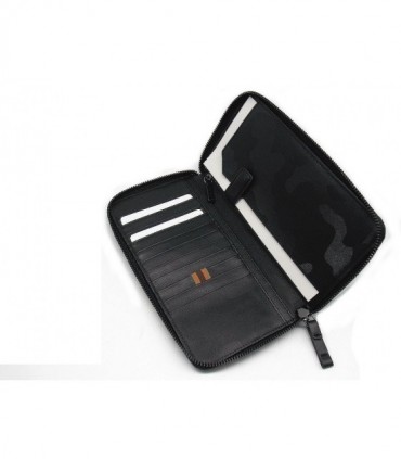 Portafoglio Beretta con zip in pelle