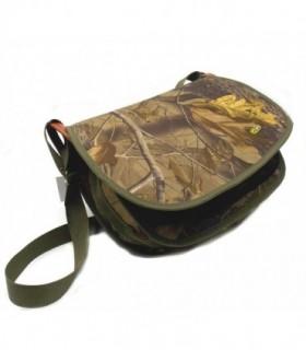 Carniere borsa in nylon con rete colore camo Ra Sport