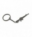 Portachiavi miniatura metallo arma fucile M16 09420