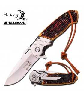 ER-A003I Coltello tascabile da caccia pieghevole ad apertura assistita lama acciaio inox