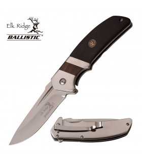 ER-A167BK- Hunting Knife - SPRING ASSISTED KNIFE 4.9" CLOSED