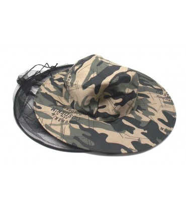 Cappello mimetico Moschito rete anti insetti con rete per protezione insetti