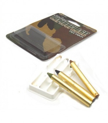 Cera per mimetizzarsi USA set a 3 colori a matita