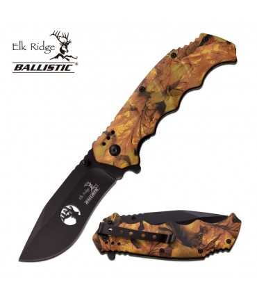 copy of ER-A167BK- Hunting Knife - SPRING ASSISTED KNIFE 4.9" CLOSED