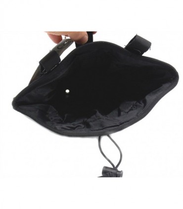 Borsa porta caricatori esausti in tela nera