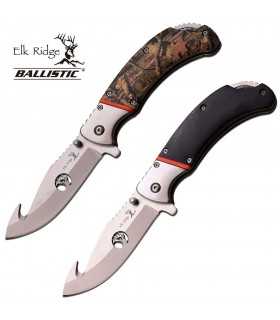 ER-A162 Coltello tascabile da caccia pieghevole apertura assistita lama inox starnatore