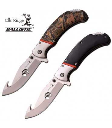 ER-A162 Coltello tascabile da caccia pieghevole apertura assistita lama inox starnatore