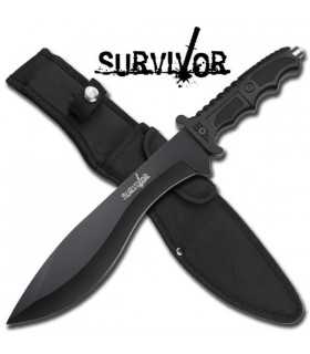 HK-717 Outdoor fixed blade knife 15" overall with nylon sheath
