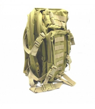 Zaino tattico Delfiero modello Patton 25 litri colore verde oliva