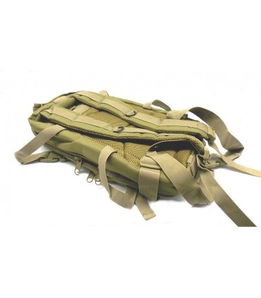 Zaino tattico Delfiero modello Patton 25 litri colore verde oliva