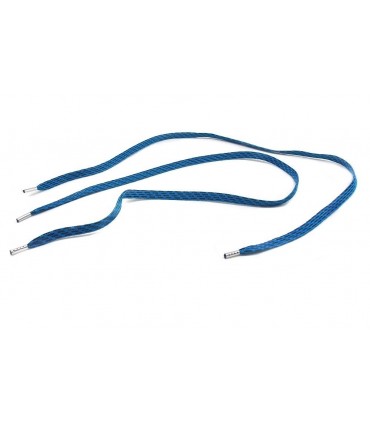 Lacci blu e nero per scarpe sportive 90 cm