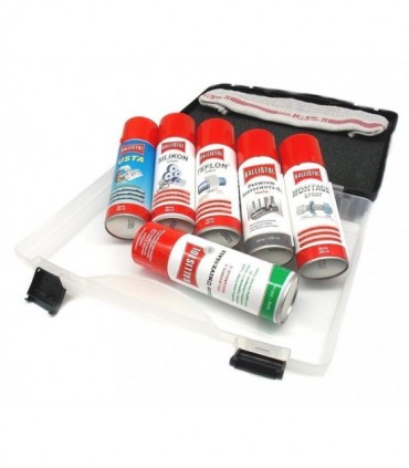 Set Ballistol kit completo di manutenzione officina armi