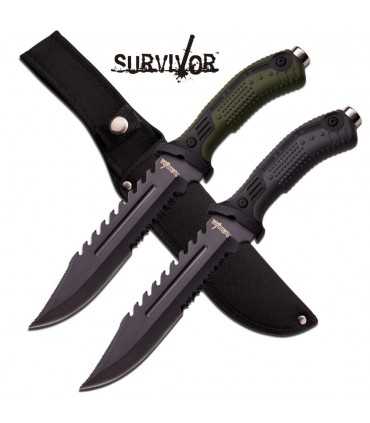 copy of HK-791 - Survivor outdoor fixed blade knife 12,75" overall - with nylon sheath