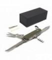 Coltello multiuso 12 usi manico verde