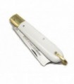 Coltello senza punta De Luca Mozzetta manico bianco