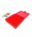 Scatola MTM in plastica rossa 100 colpi porta munizioni calibro 9 mm