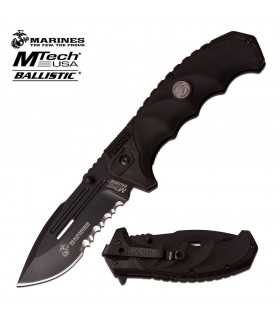 M-A1053BK - U.S. MARINES by MTech USA - Spring assisted knife 5"