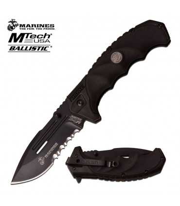 M-A1053BK - U.S. MARINES by MTech USA - Spring assisted knife 5"