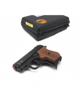 Pistola Bruni a salve 315 auto calibro 8 mm guancette in legno Top Firing