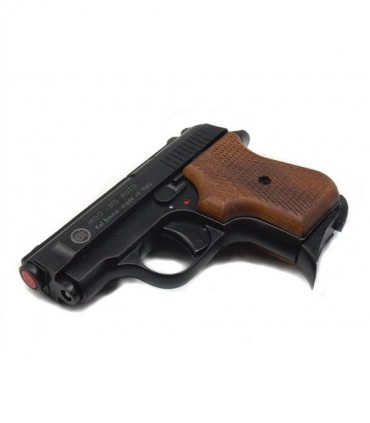 Pistola Bruni a salve 315 auto calibro 8 mm guancette in legno Top Firing