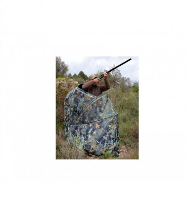 Capanno foresta caccia con sedia Benisport pieghevole a zaino