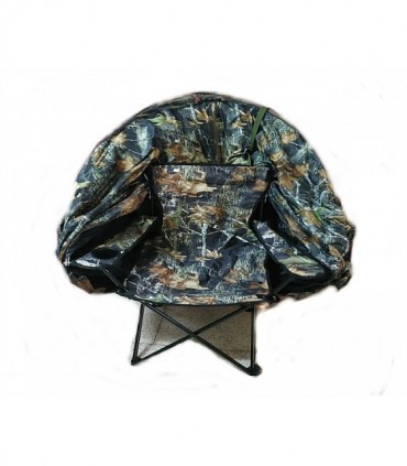 Capanno foresta caccia con sedia Benisport pieghevole a zaino