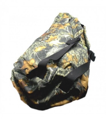 Capanno foresta caccia con sedia Benisport pieghevole a zaino